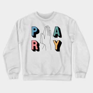 Praying Hands Crewneck Sweatshirt